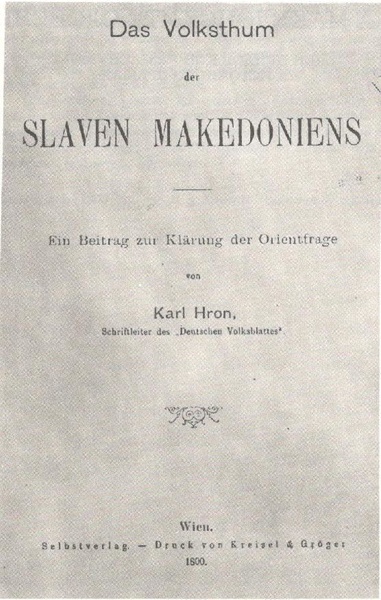 das volksthum der slaven makedoniens